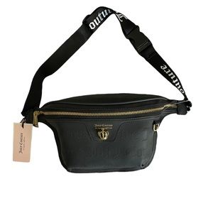 Juicy Couture black fanny pack